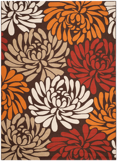 Safavieh Veranda Ver049 Chocolate/Terracotta Rug.