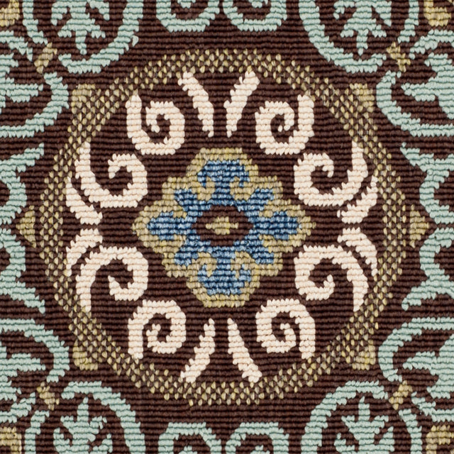 Safavieh Veranda Ver055 Chocolate/Cream Rug.