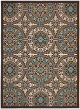Safavieh Veranda Ver055 Chocolate/Cream Rug.
