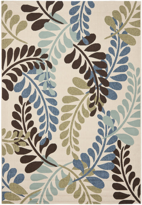Safavieh Veranda Ver056 Cream/Aqua Rug.