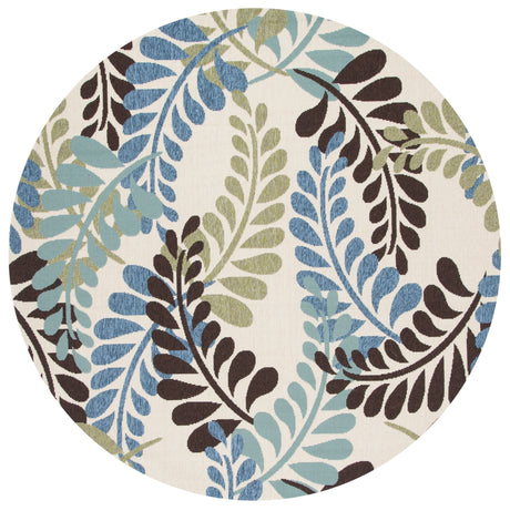 Safavieh Veranda Ver056 Cream/Aqua Rug.