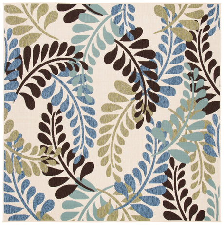 Safavieh Veranda Ver056 Cream/Aqua Rug.