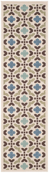 Safavieh Veranda Ver080 Cream/Aqua Rug.