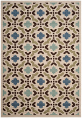 Safavieh Veranda Ver080 Cream/Aqua Rug.