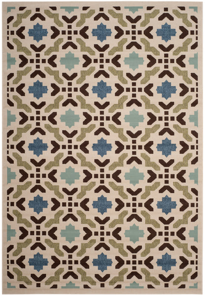 Safavieh Veranda Ver080 Cream/Aqua Area Rug