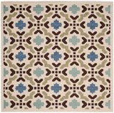 Safavieh Veranda Ver080 Cream/Aqua Rug.