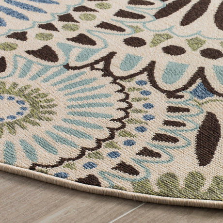 Safavieh Veranda Ver091 Cream/Blue Rug.