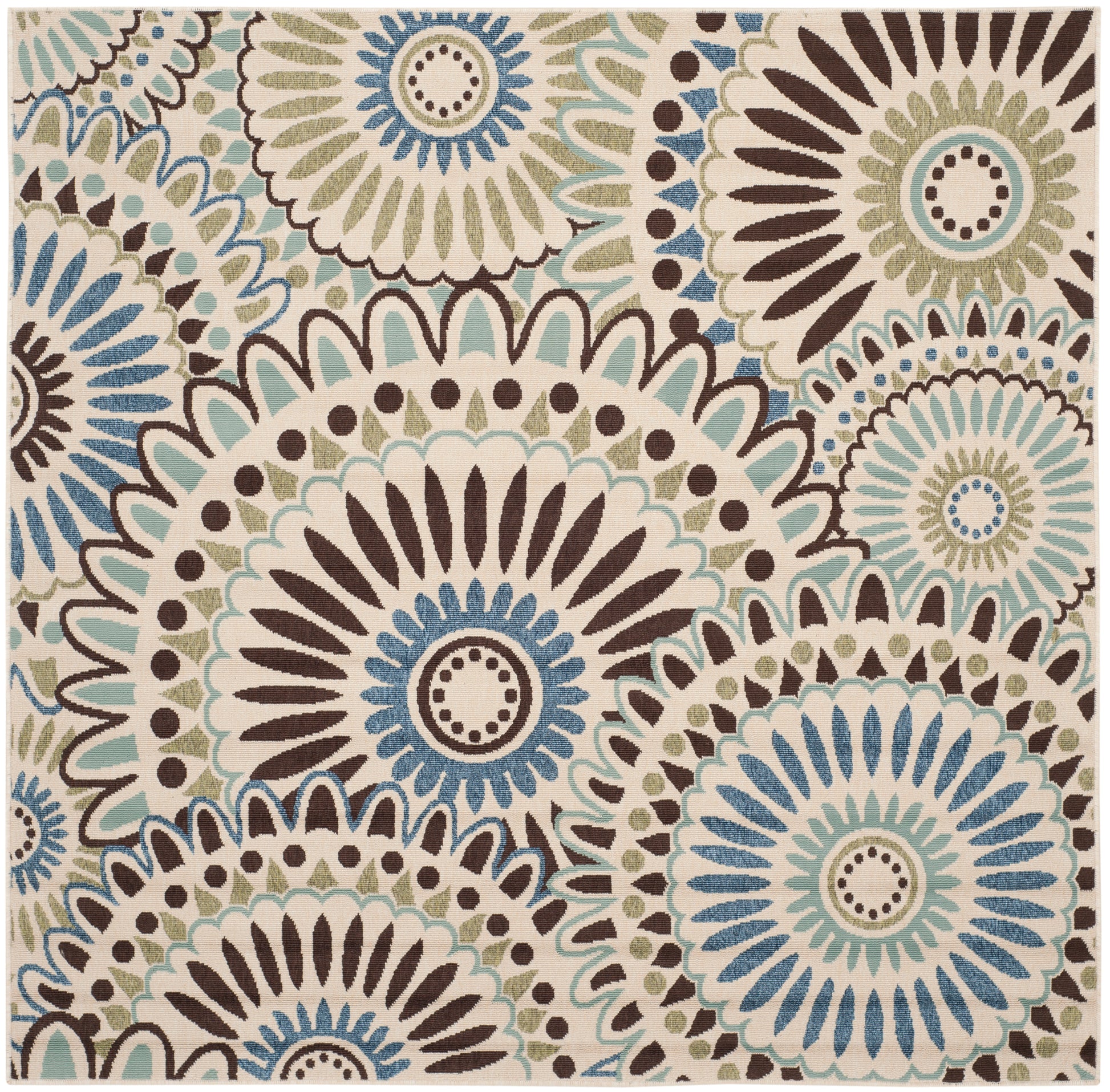 Safavieh Veranda Ver091 Cream/Blue Area Rug