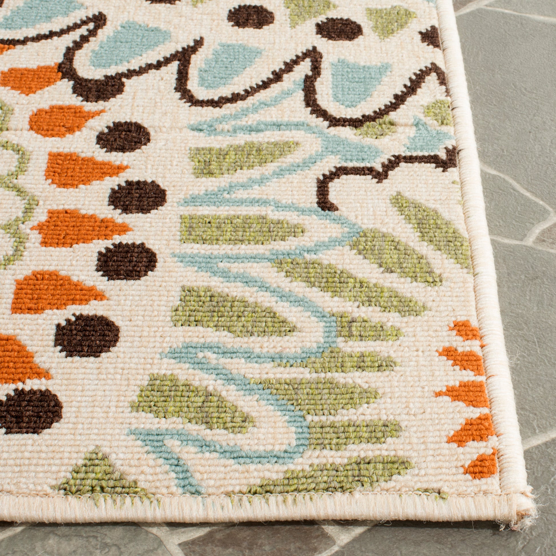 Safavieh Veranda Ver091 Cream/Chocolate Area Rug