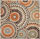 Safavieh Veranda Ver091 Cream/Chocolate Rug.