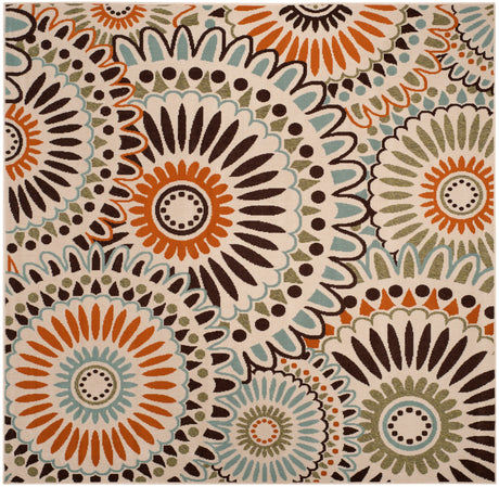 Safavieh Veranda Ver091 Cream/Chocolate Rug.