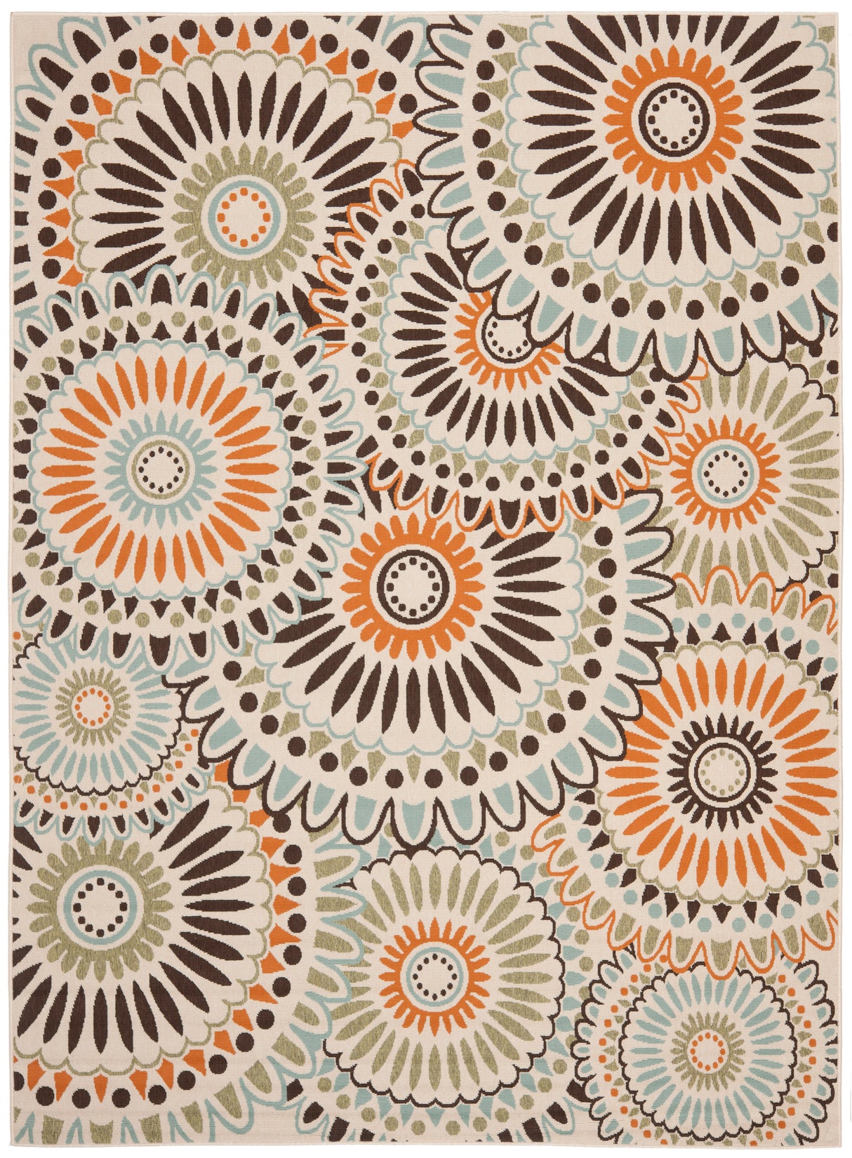 Safavieh Veranda Ver091 Cream/Chocolate Rug.