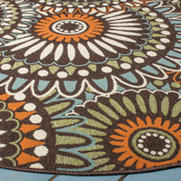 Safavieh Veranda Ver091 Chocolate/Terracotta Area Rug