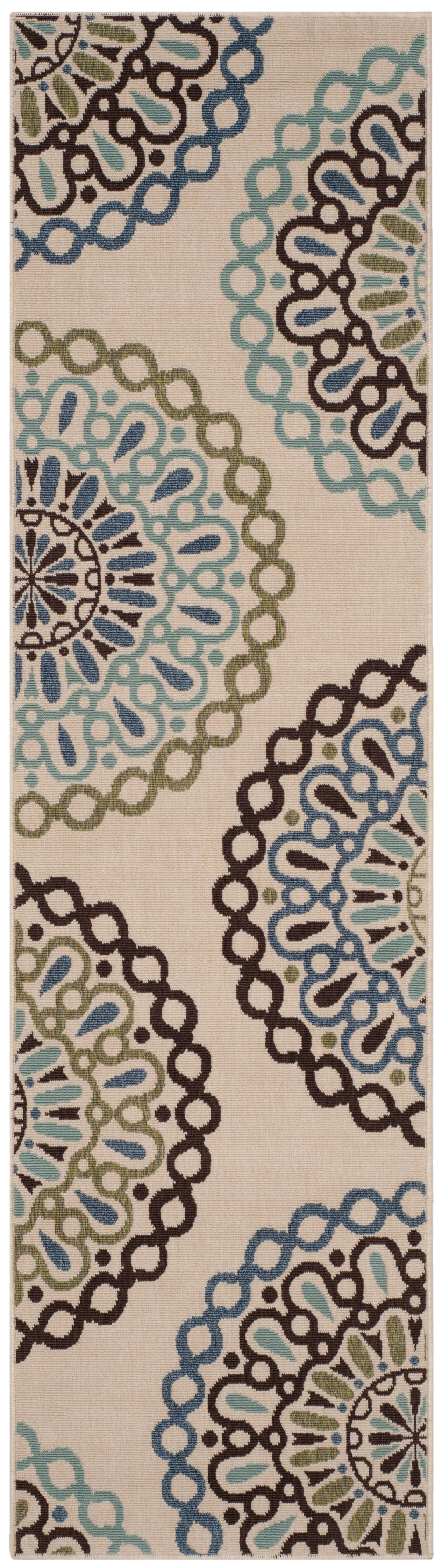 Safavieh Veranda Ver092 Cream/Blue Area Rug