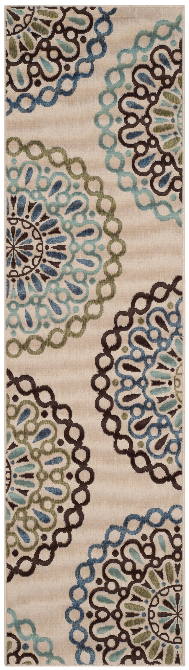 Safavieh Veranda Ver092 Cream/Blue Rug.