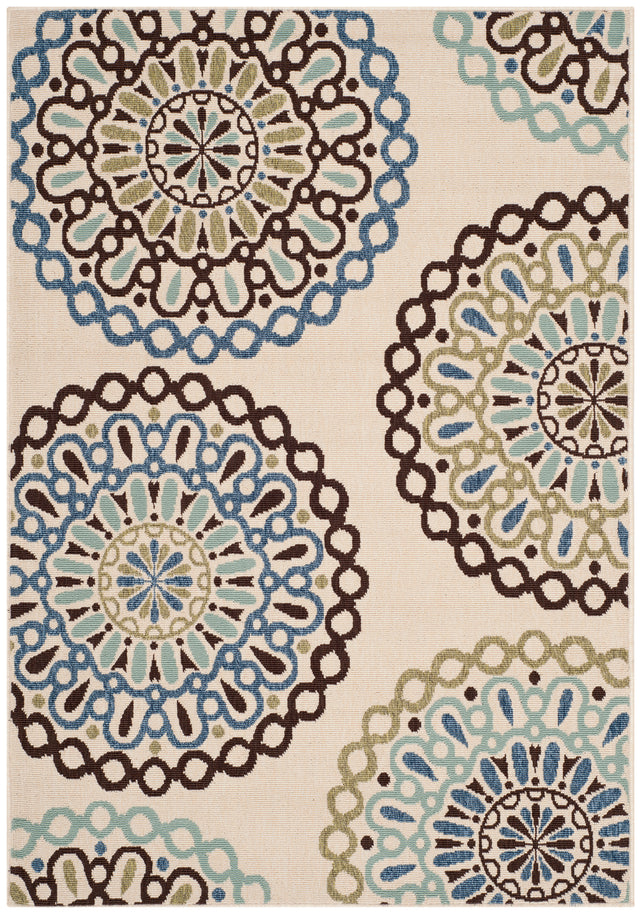 Safavieh Veranda Ver092 Cream/Blue Rug.