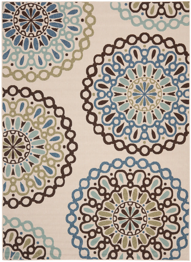 Safavieh Veranda Ver092 Cream/Blue Rug.