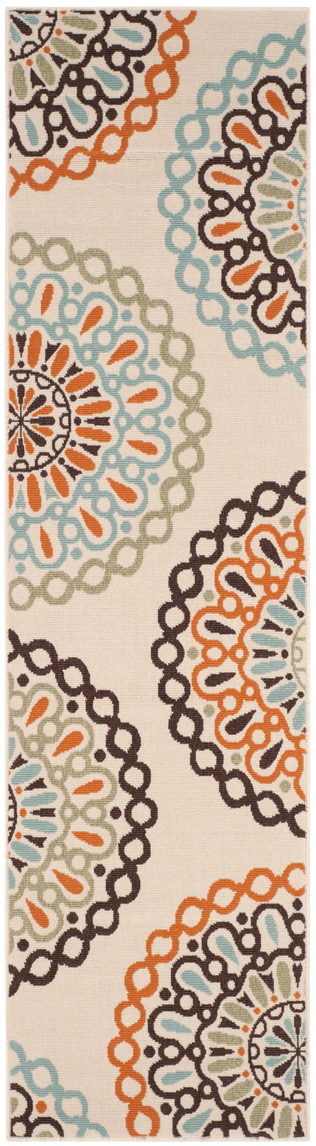 Safavieh Veranda Ver092 Cream/Terracotta Rug.