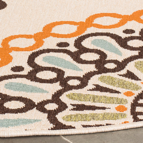 Safavieh Veranda Ver092 Cream/Terracotta Rug.