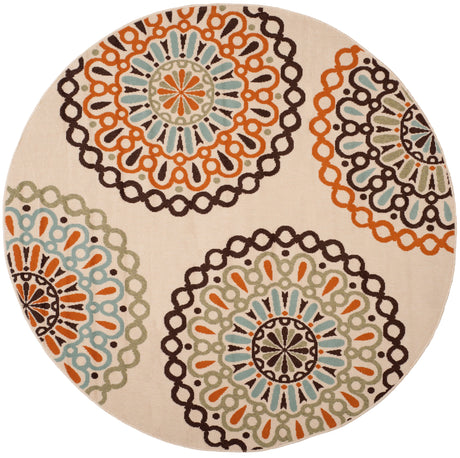 Safavieh Veranda Ver092 Cream/Terracotta Rug.