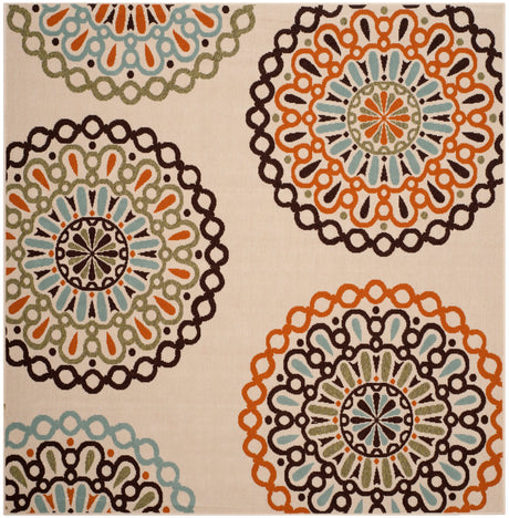Safavieh Veranda Ver092 Cream/Terracotta Rug.