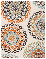 Safavieh Veranda Ver092 Cream/Terracotta Rug.