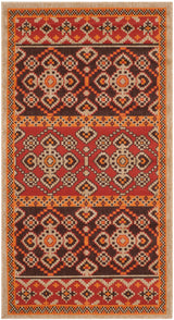 Safavieh Veranda Ver093 Red/Chocolate Rug.