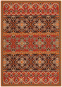 Safavieh Veranda Ver093 Red/Chocolate Rug.