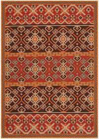 Safavieh Veranda Ver093 Red/Chocolate Area Rug