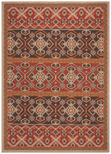 Safavieh Veranda Ver093 Red/Chocolate Rug.