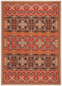 Safavieh Veranda Ver093 Red/Chocolate Area Rug