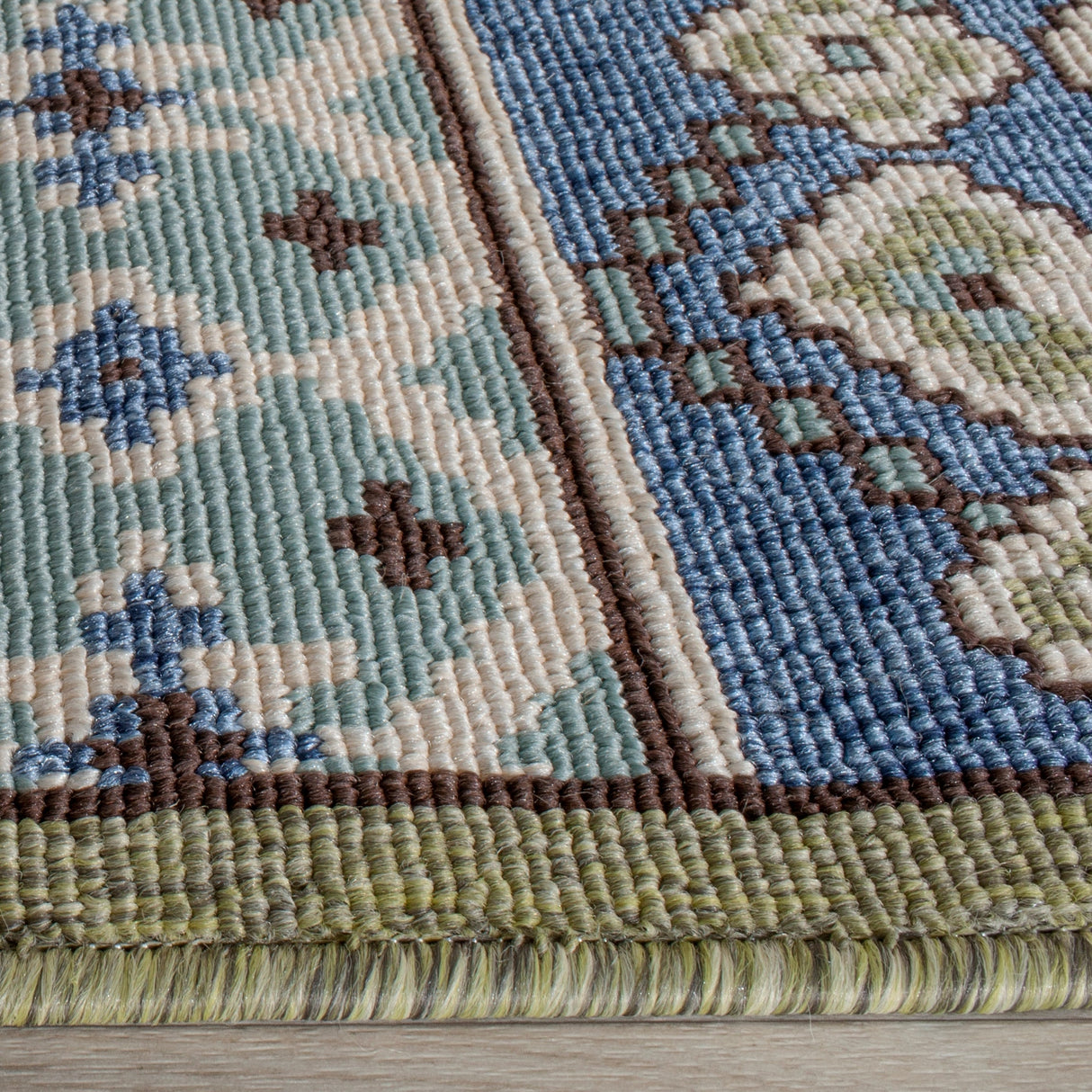 Safavieh Veranda Ver093 Green/Blue Rug.