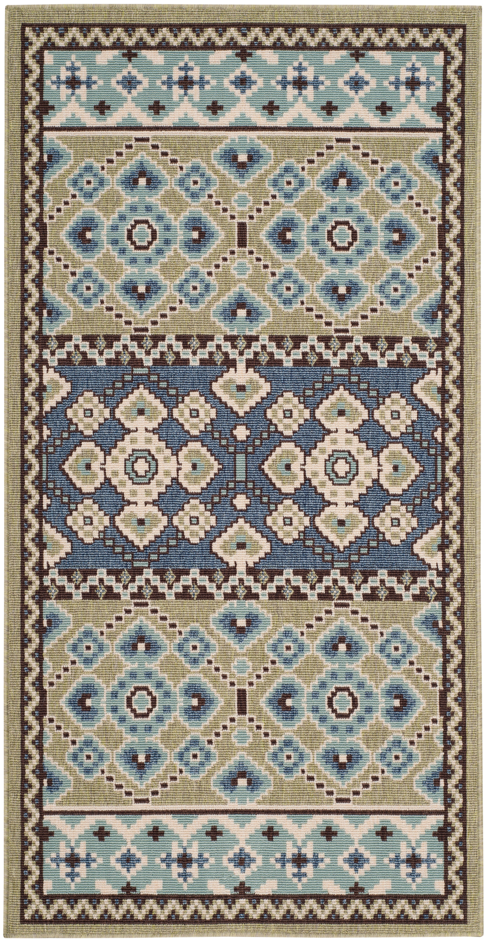 Safavieh Veranda Ver093 Green/Blue Area Rug