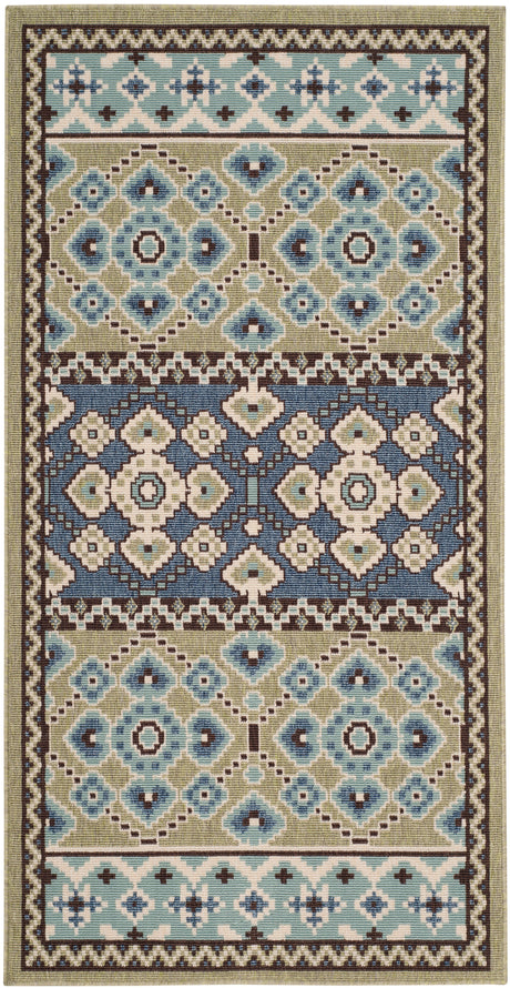 Safavieh Veranda Ver093 Green/Blue Rug.