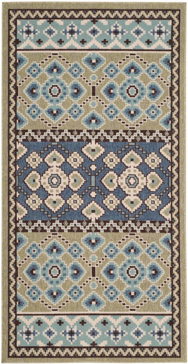 Safavieh Veranda Ver093 Green/Blue Rug.