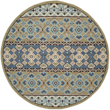 Safavieh Veranda Ver093 Green/Blue Rug.