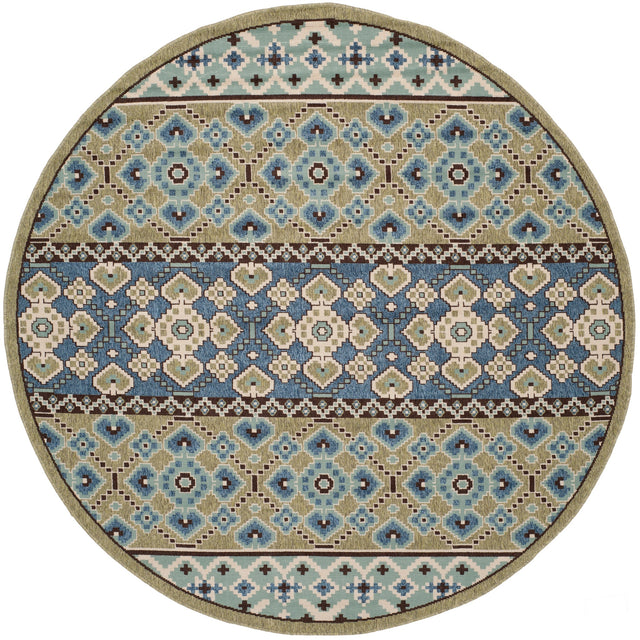 Safavieh Veranda Ver093 Green/Blue Rug.