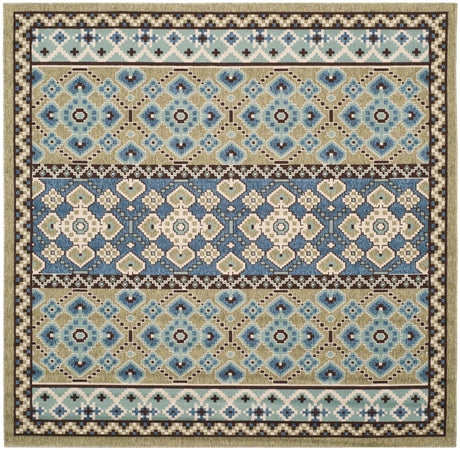 Safavieh Veranda Ver093 Green/Blue Rug.