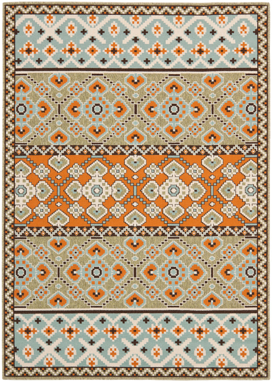 Safavieh Veranda Ver093 Green/Terracotta Area Rug