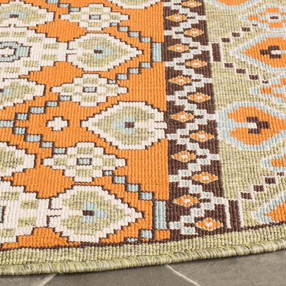 Safavieh Veranda Ver093 Green/Terracotta Area Rug