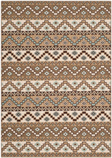 Safavieh Veranda Ver095 Creme/Brown Rug.