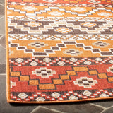 Safavieh Veranda Ver095 Red/Chocolate Rug.