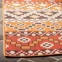 Safavieh Veranda Ver095 Red/Chocolate Area Rug