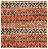 Safavieh Veranda Ver095 Red/Chocolate Area Rug