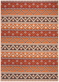 Safavieh Veranda Ver095 Red/Chocolate Area Rug