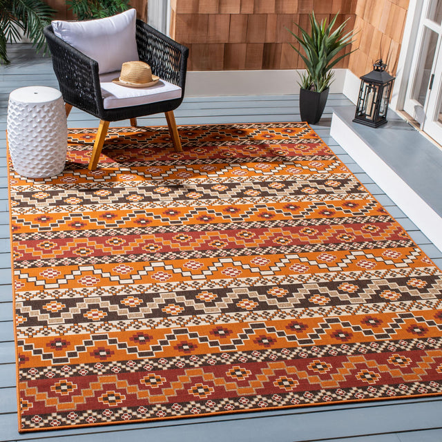 Safavieh Veranda Ver095 Rust/Red Rug.