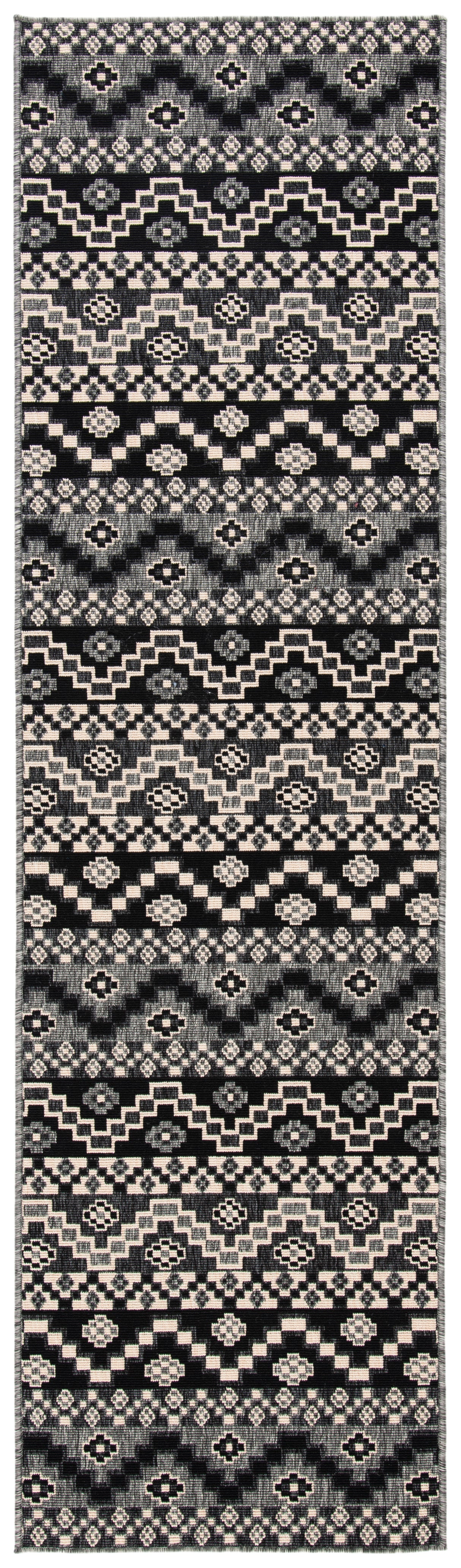 Safavieh Veranda Ver095 Black/Beige Rug.
