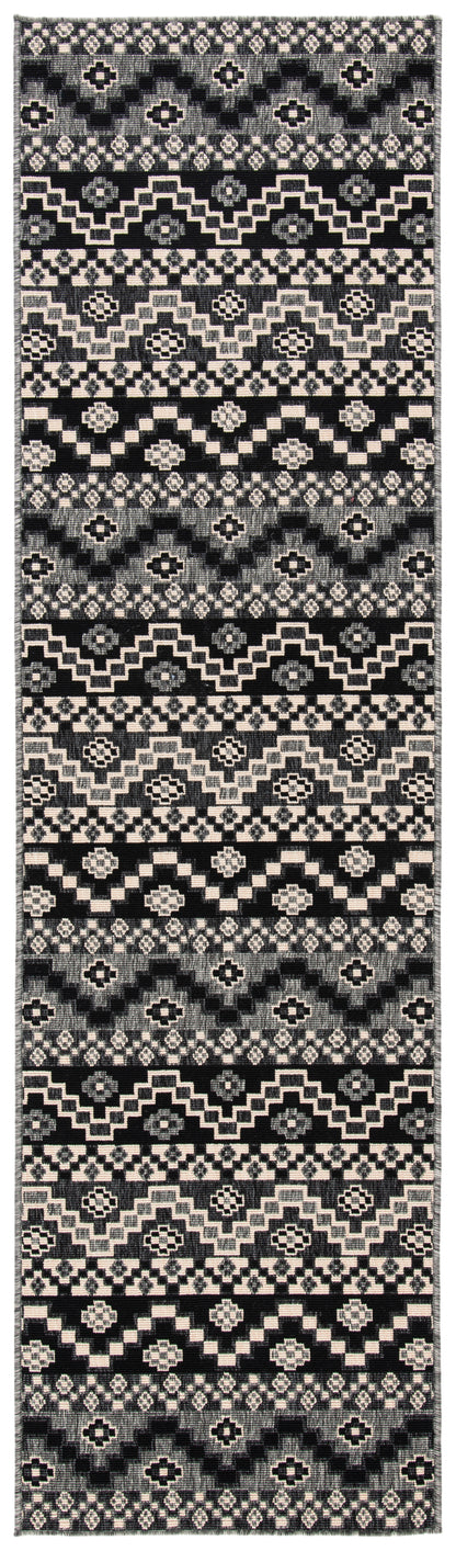 Safavieh Veranda Ver095 Black/Beige Area Rug