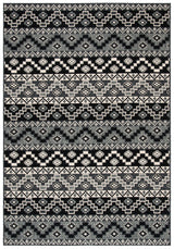 Safavieh Veranda Ver095 Black/Beige Rug.