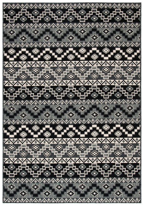 Safavieh Veranda Ver095 Black/Beige Rug.